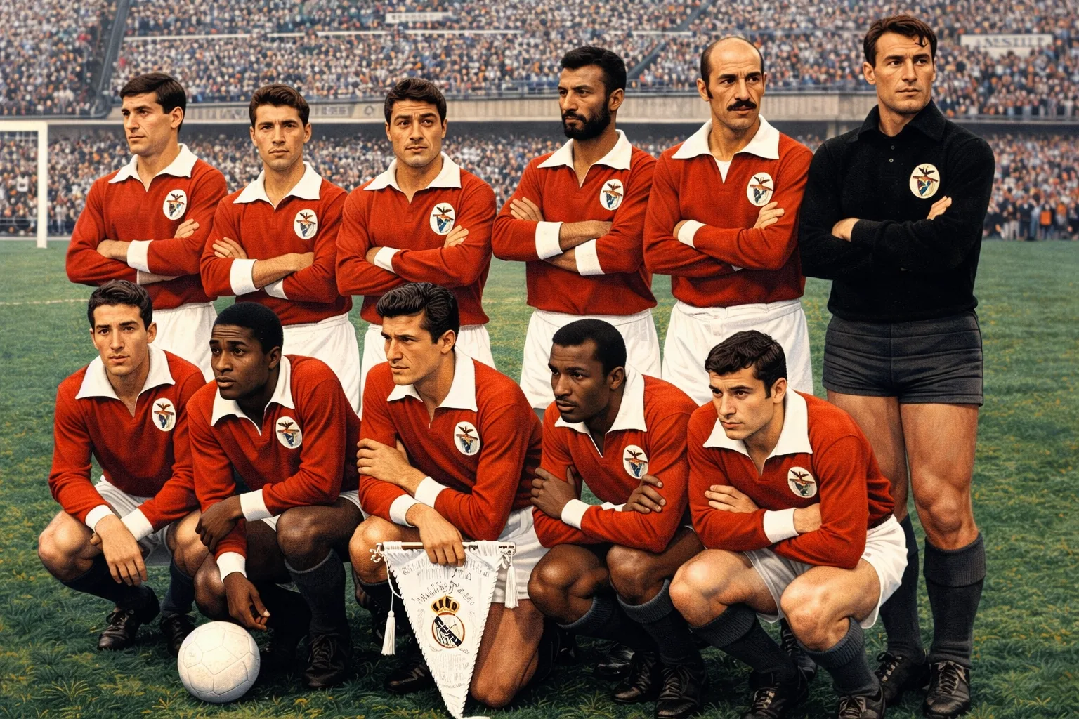 The Benfica squad of 1962 – the last Benfica team to win a European trophy