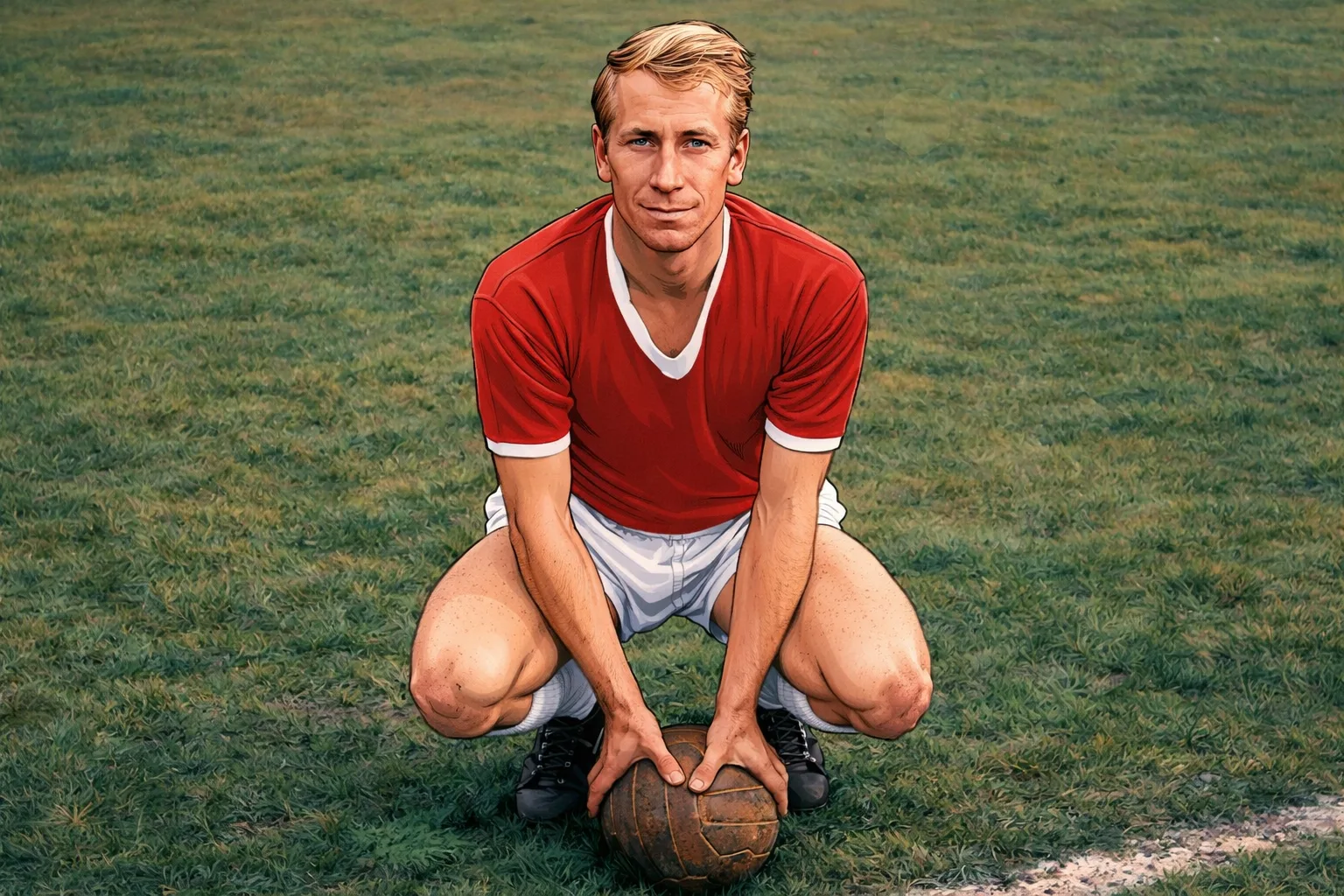 Bobby Charlton survived the tragedy to become a Manchester United legend