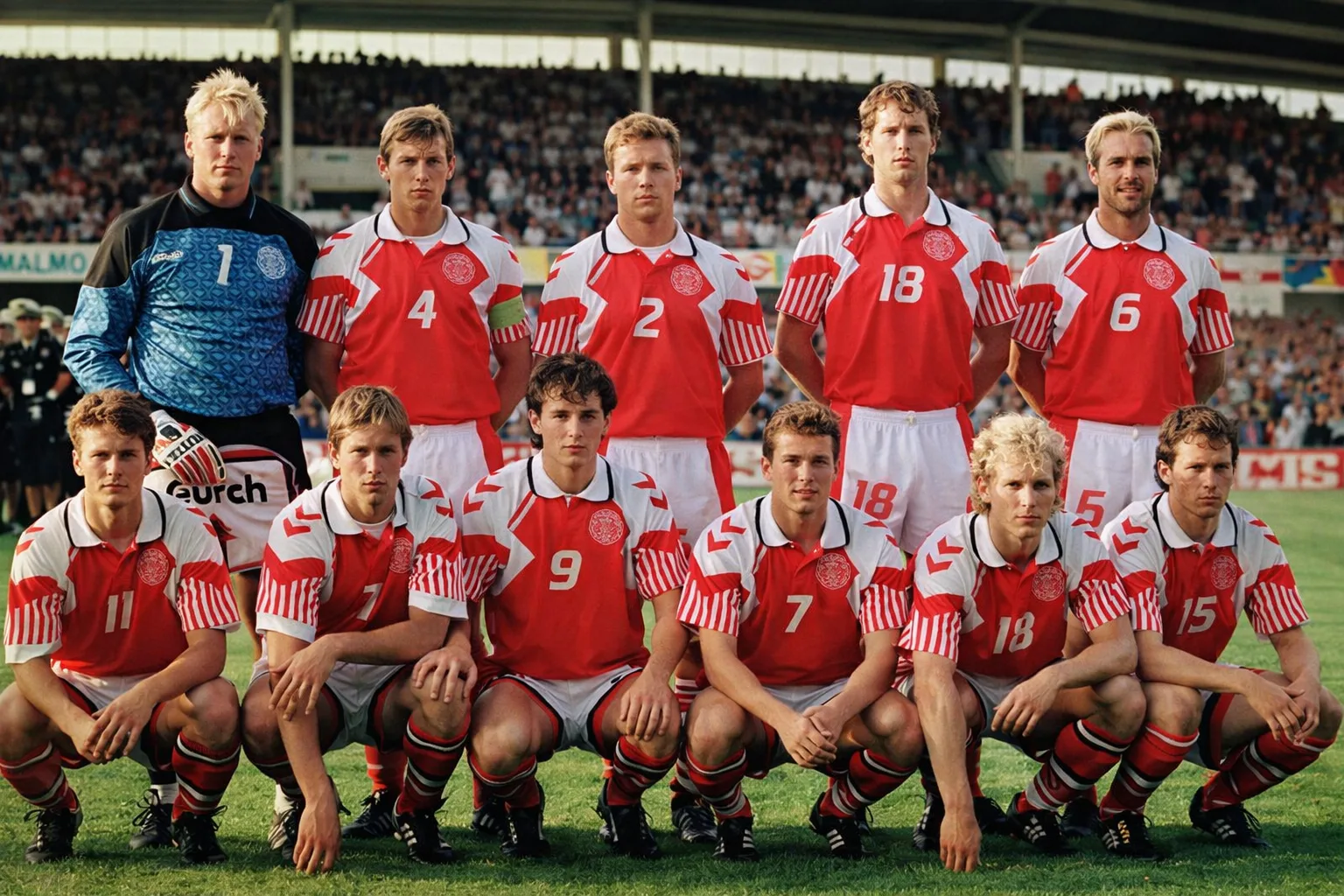 Denmark's Euro 92 squad — a group of players nobody expected to see at the tournament, let alone win it