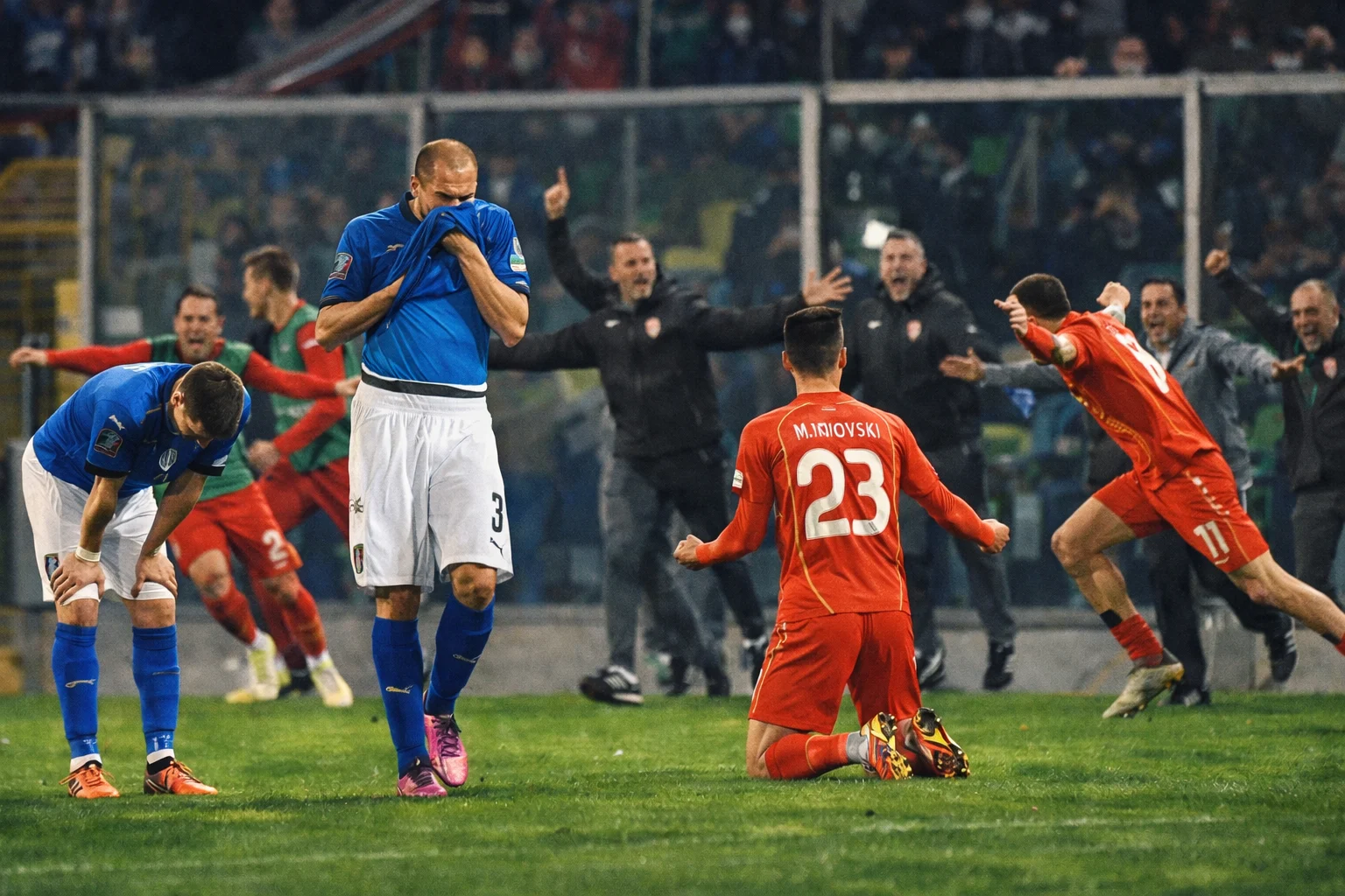 Italy's shock World Cup 2022 playoff elimination against North Macedonia — Trajkovski's last-minute winner that nobody saw coming