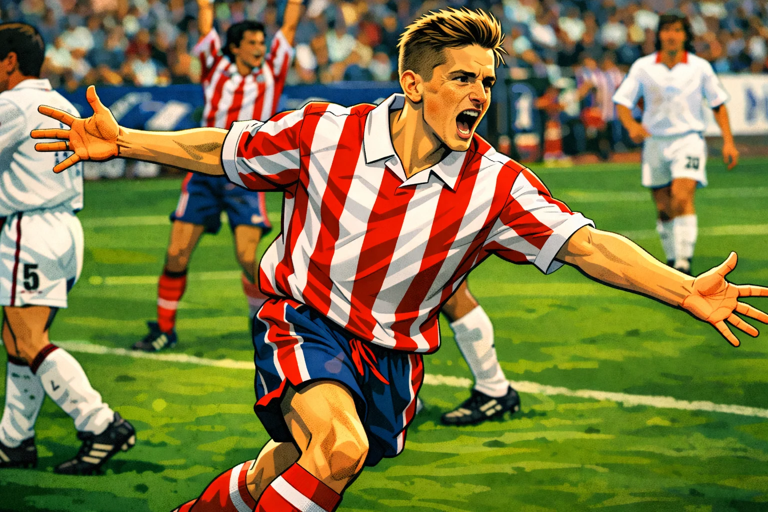 A young Fernando Torres in Segunda Division – The lowest point
