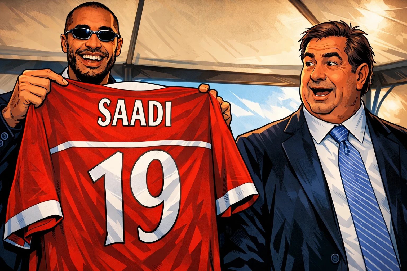 Al-Saadi Gaddafi – Gaucci's most controversial signing